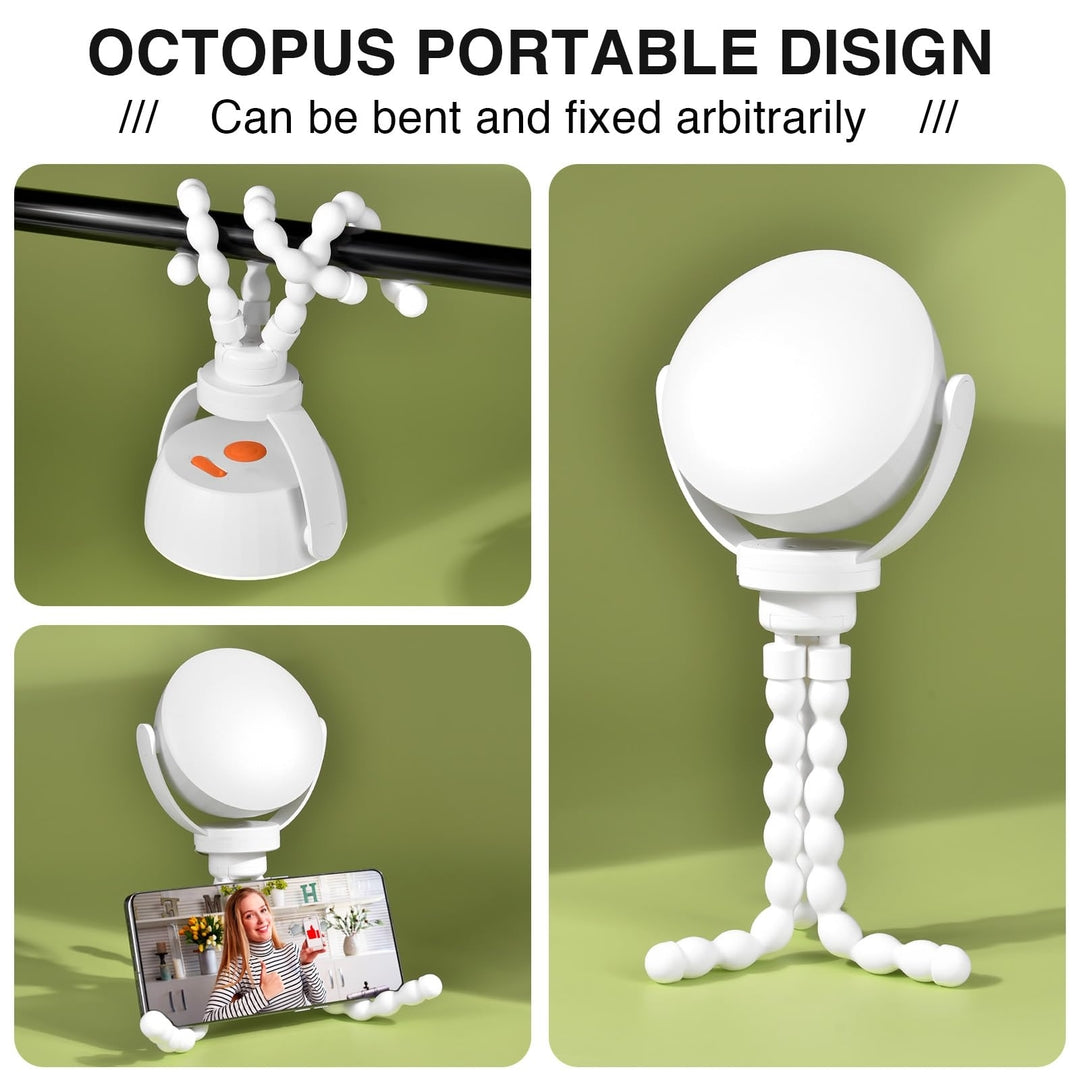 Outdoor Camping Lantern, Flexible Tripod Clip On Portable Lights for Tent,...