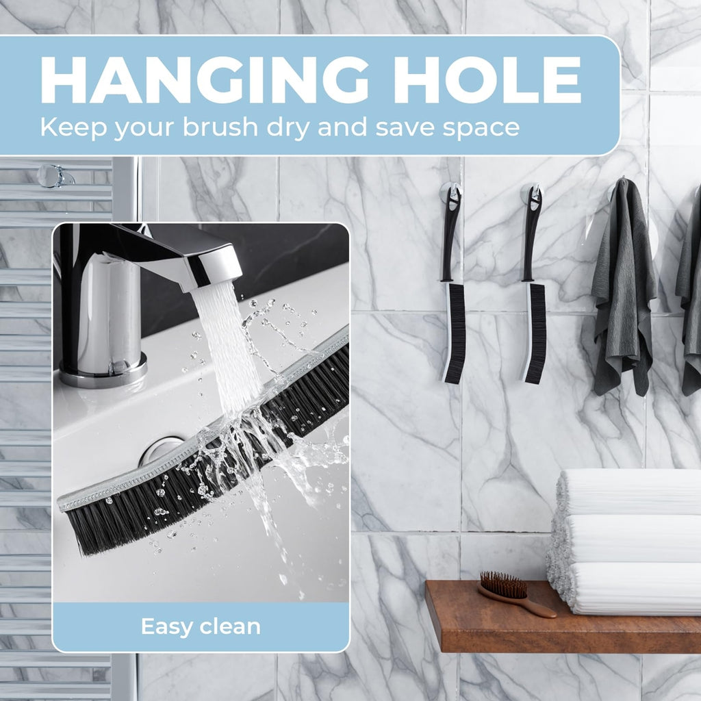 FOOGWEE Crevice Cleaning Brush - Cleaning Brushes for Small Spaces - Hard...