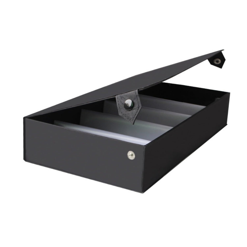 5 Slot Sunglass Organizer Tray Box,Sunglasses Jewelry Collection Case With cover, Black, 7.5X6X32CM