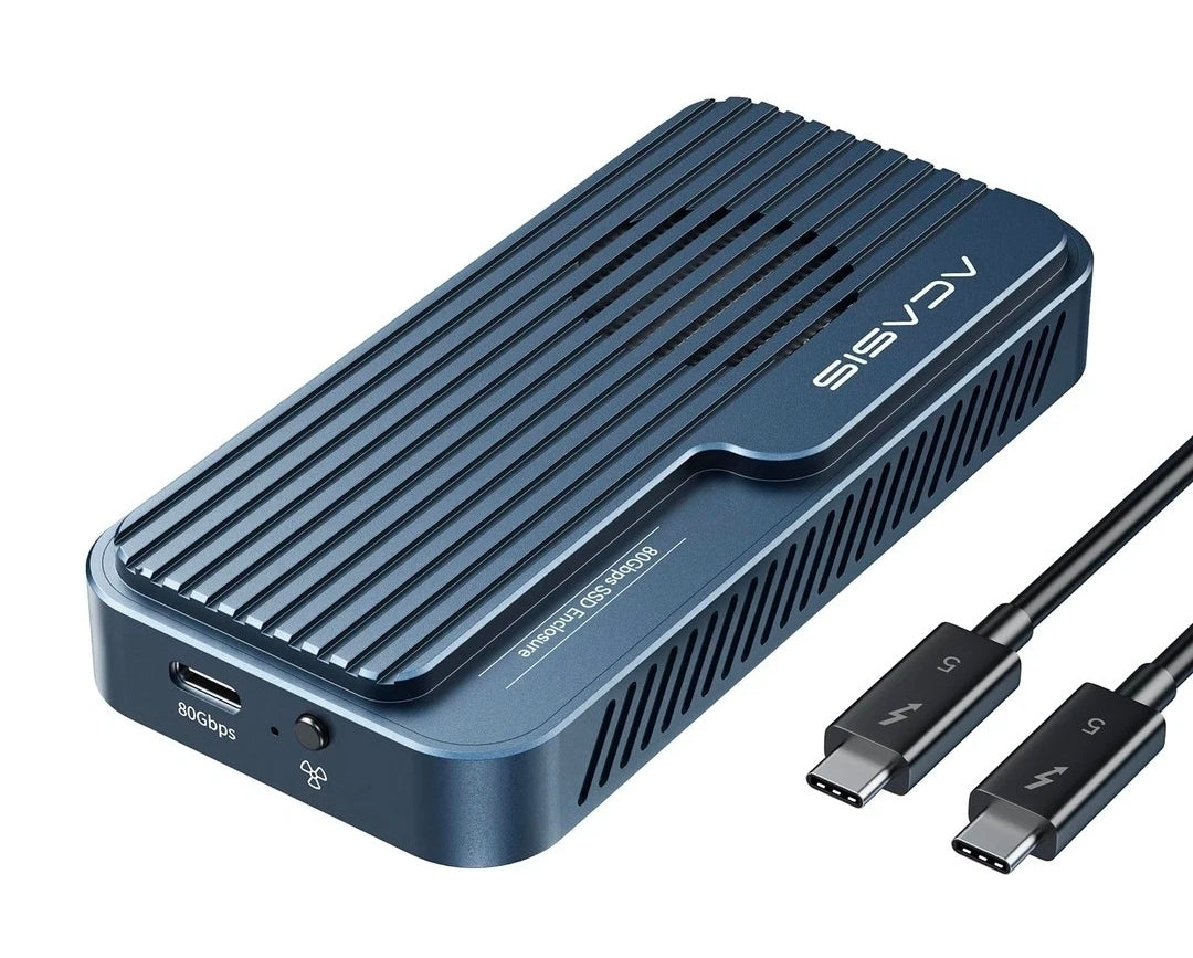 ACASIS 80Gbps M.2 NVMe SSD Enclosure, with Cooling Fan, 80Gbps Nvme Enclosure...