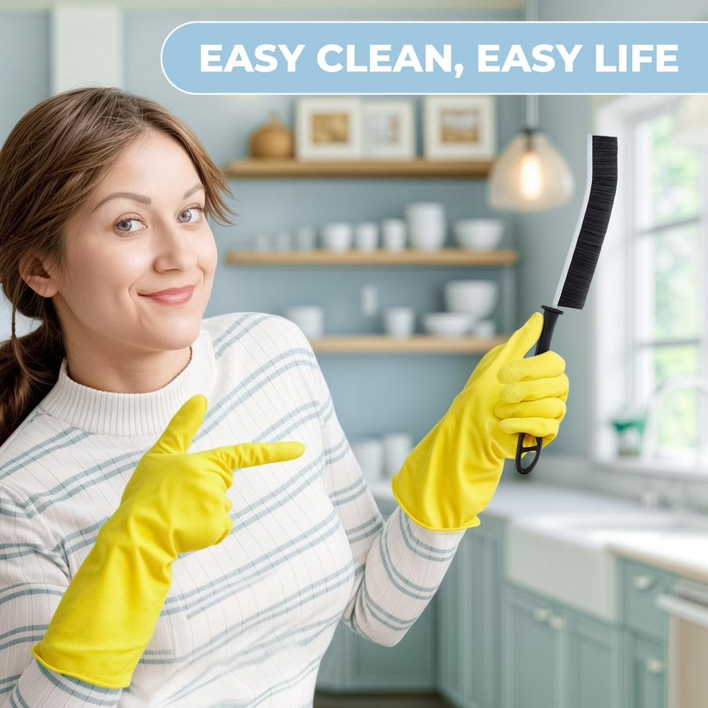 FOOGWEE Crevice Cleaning Brush - Cleaning Brushes for Small Spaces - Hard...