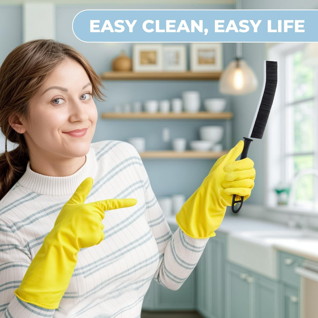 FOOGWEE Crevice Cleaning Brush - Cleaning Brushes for Small Spaces - Hard...