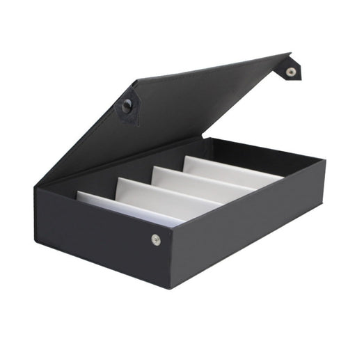 5 Slot Sunglass Organizer Tray Box,Sunglasses Jewelry Collection Case With cover, Black, 7.5X6X32CM