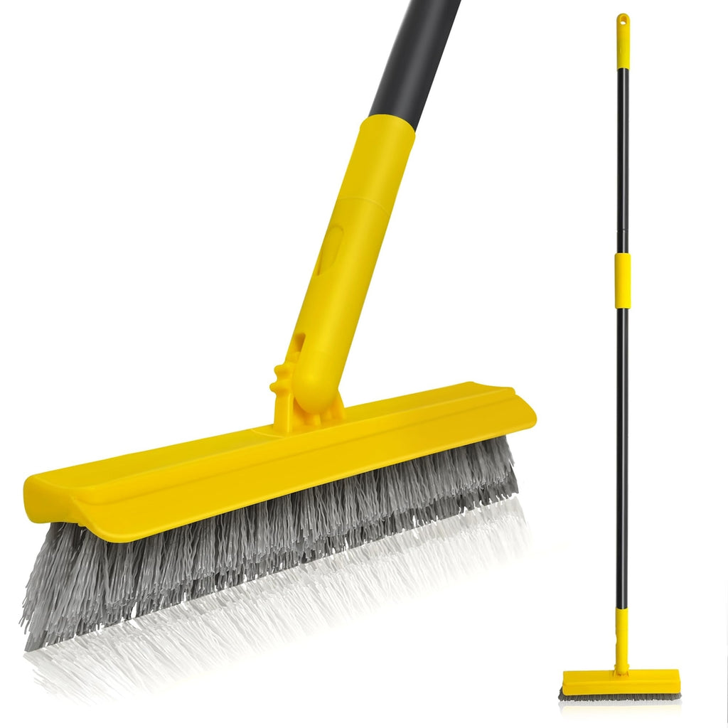 DALIPER 2 in 1 V-shape Grout Scrubbing Brush with 127CM Long Handle,...