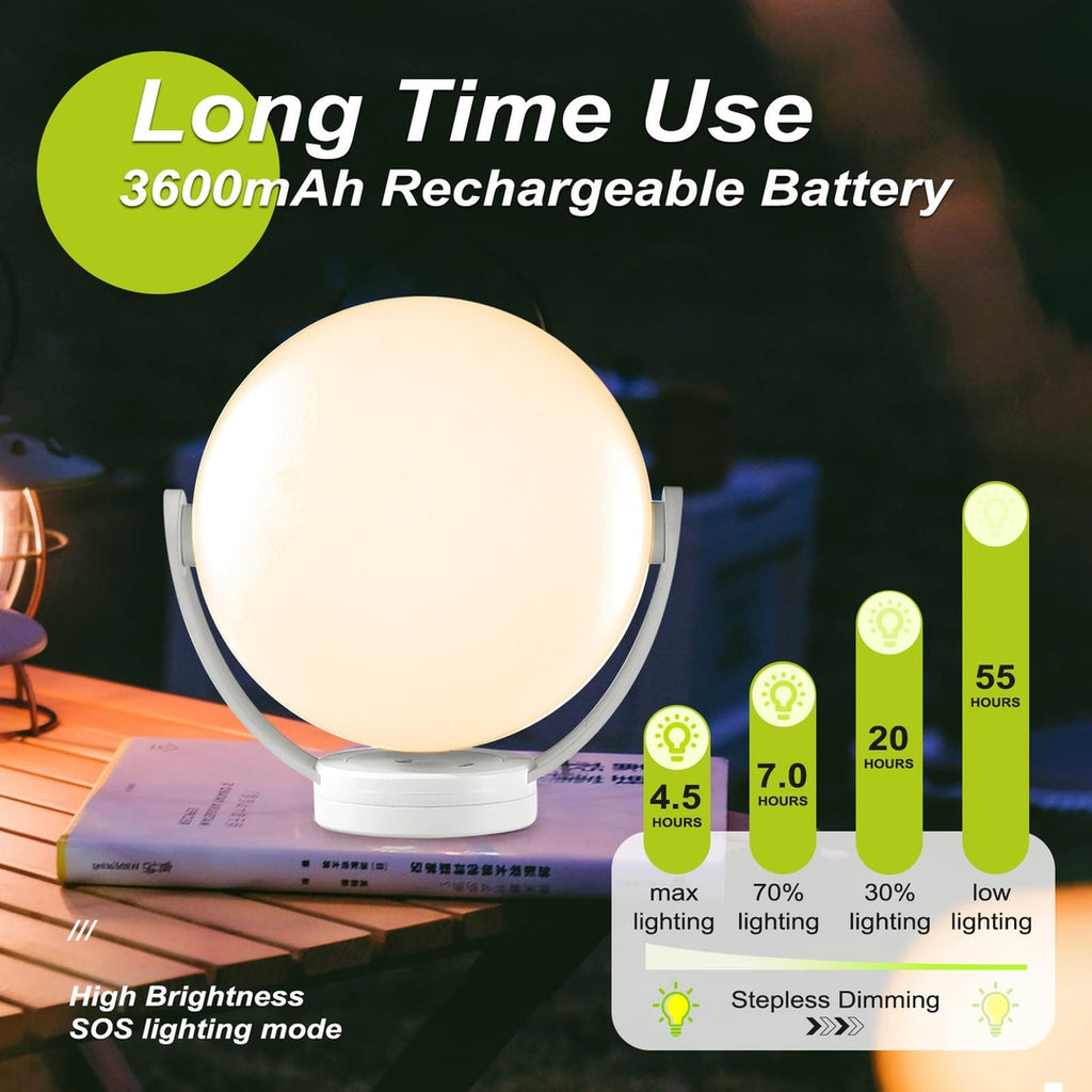 Outdoor Camping Lantern, Flexible Tripod Clip On Portable Lights for Tent,...